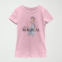 Boba Fett Little & Big Kid Girls Crew Neck Short Sleeve Slim Fit Star Wars Graphic T-Shirt
