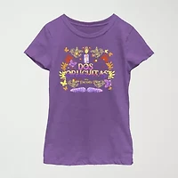 Disney Little & Big Kid Girls Crew Neck Short Sleeve Regular Fit Encanto Graphic T-Shirt