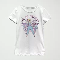 Little & Big Kid Girls Crew Neck Short Sleeve Slim Fit Toy Story Graphic T-Shirt