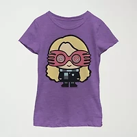 Little & Big Kid Girls Crew Neck Short Sleeve Slim Fit Harry Potter Graphic T-Shirt