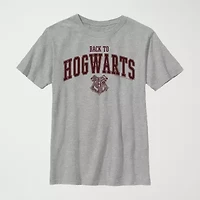 Little & Big Kid Boys Crew Neck Short Sleeve Slim Fit Harry Potter Graphic T-Shirt