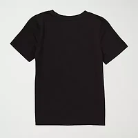 Little & Big Kid Boys Crew Neck Short Sleeve Slim Fit Black Panther Marvel Graphic T-Shirt