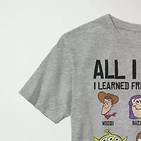 Little & Big Kid Boys Crew Neck Short Sleeve Slim Fit Toy Story Graphic T-Shirt