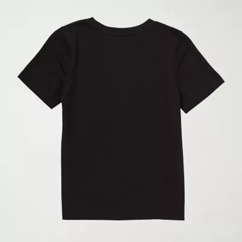 Little & Big Kid Boys Crew Neck Short Sleeve Slim Fit Batman Graphic T-Shirt