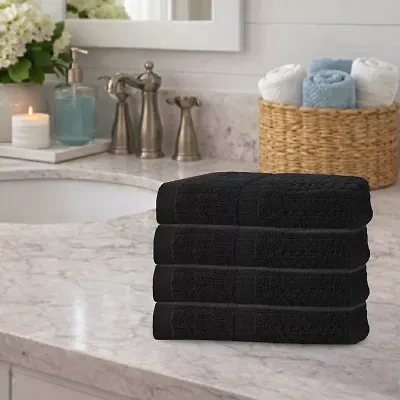 Home Weavers Inc Willow Collection 630 Gsm 100% Cotton Zero Twist -pc. Quick Dry Bath Towel Set
