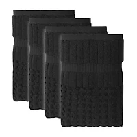Home Weavers Inc Willow Collection 630 Gsm 100% Cotton Zero Twist -pc. Quick Dry Bath Towel Set