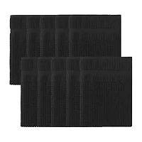 Home Weavers Inc Willow Collection 100% Cotton Zero Twist -pc. Quick Dry Bath Towel Set