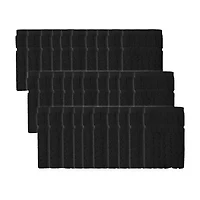 Home Weavers Inc Willow Collection 100% Cotton Zero Twist 30-pc. Quick Dry Washcloth