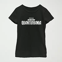 Quantumania Little & Big Kid Girls Crew Neck Short Sleeve Regular Fit Ant Man Graphic T-Shirt