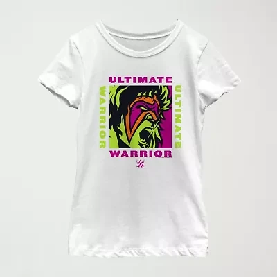 Little & Big Kid Girls Crew Neck Short Sleeve Regular Fit WWE Graphic T-Shirt