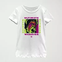 Little & Big Kid Girls Crew Neck Short Sleeve Regular Fit WWE Graphic T-Shirt