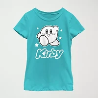 Kirby Little & Big Kid Girls Crew Neck Short Sleeve Regular Fit Graphic T-Shirt