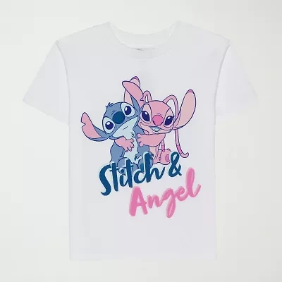 Little & Big Kid Girls Crew Neck Short Sleeve Regular Fit Graphic T-Shirt