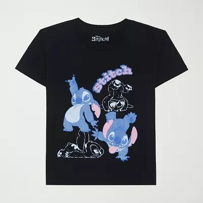 Little & Big Kid Girls Crew Neck Short Sleeve Regular Fit Graphic T-Shirt