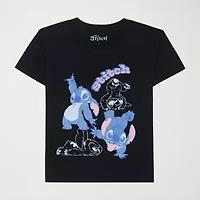 Little & Big Kid Girls Crew Neck Short Sleeve Regular Fit Graphic T-Shirt
