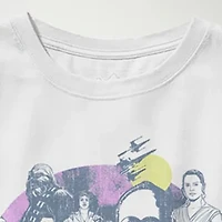 Little & Big Kid Boys Crew Neck Short Sleeve Regular Fit Star Wars Graphic T-Shirt