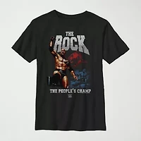 Little & Big Kid Boys Crew Neck Short Sleeve Regular Fit WWE Graphic T-Shirt