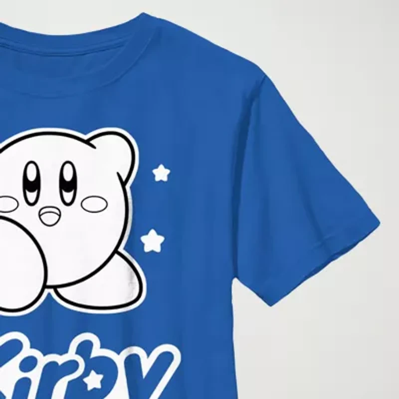 Kirby Little & Big Kid Boys Crew Neck Short Sleeve Regular Fit Graphic T-Shirt