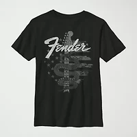 Fender Little & Big Kid Boys Crew Neck Short Sleeve Regular Fit Graphic T-Shirt