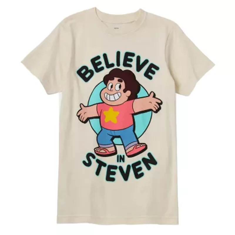 Adventure Time Little & Big Kid Boys Crew Neck Short Sleeve Regular Fit Graphic T-Shirt