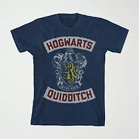 Little & Big Kid Boys Crew Neck Short Sleeve Loose Fit Harry Potter Graphic T-Shirt