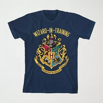 Little & Big Kid Boys Crew Neck Short Sleeve Loose Fit Harry Potter Graphic T-Shirt