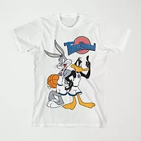 Little & Big Kid Boys Crew Neck Short Sleeve Loose Fit Looney Tunes Graphic T-Shirt
