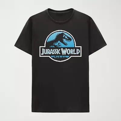 Little & Big Kid Boys Crew Neck Short Sleeve Regular Fit Jurassic World Graphic T-Shirt