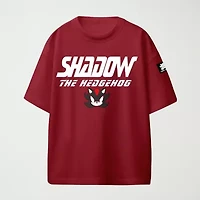 Shadow Little & Big Kid Boys Crew Neck Short Sleeve Oversized Sonic the Hedgehog Graphic T-Shirt