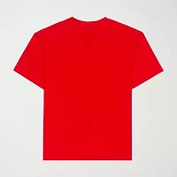 Little & Big Kid Boys Crew Neck Short Sleeve Oversized Spiderman Graphic T-Shirt