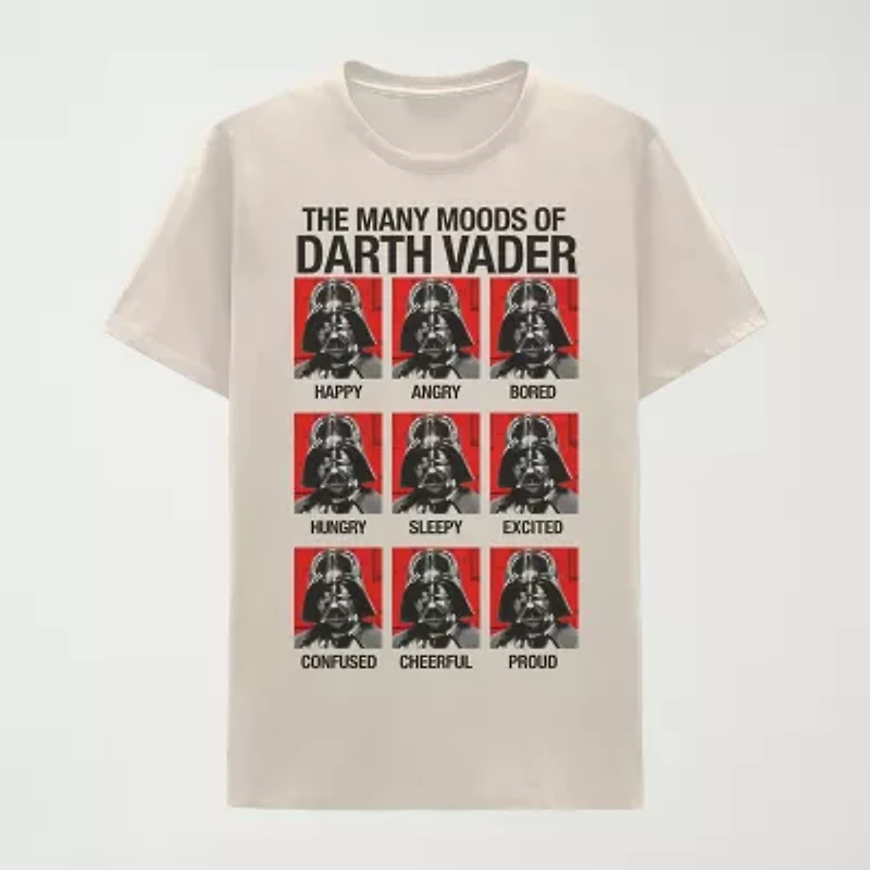 Little & Big Kid Boys Crew Neck Short Sleeve Regular Fit Star Wars Graphic T-Shirt