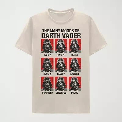 Little & Big Kid Boys Crew Neck Short Sleeve Regular Fit Star Wars Graphic T-Shirt