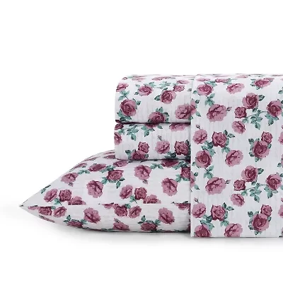 Beatrice Home Fashions Elle Décor Printed Sheet Set