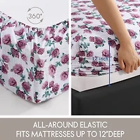 Beatrice Home Fashions Elle Décor Printed Sheet Set