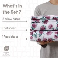 Beatrice Home Fashions Elle Décor Printed Sheet Set