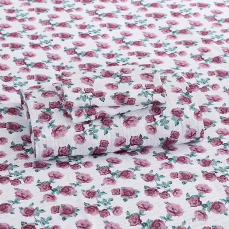 Beatrice Home Fashions Elle Décor Printed Sheet Set
