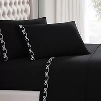 Beatrice Home Fashions Elle Décor Embroidered Sheet Set