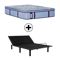 Sealy Posturepedic Gatemore 15" Plush Pillow Top - Mattress + Adjustable Base