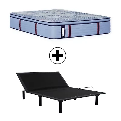 Sealy Posturepedic Gatemore 15" Medium Pillow Top - Mattress + Adjustable Base