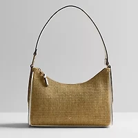 Liz Claiborne Straw Carter Shoulder Bag
