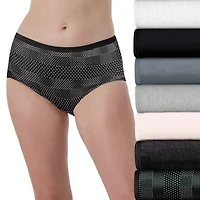 Hanes Ultimate® 6+1 Bonus Pack Breathable Cotton Brief Panties Underwear 40H7CC