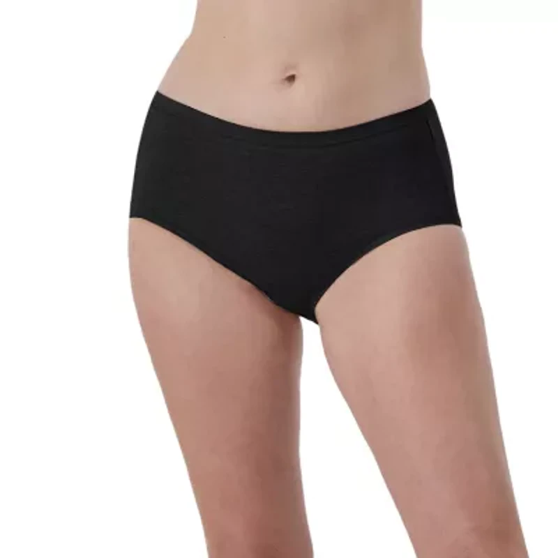 Hanes Ultimate® 6+1 Bonus Pack Breathable Cotton Brief Panties Underwear 40H7CC