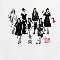 Andy Fashion Cropped Womens Juniors Crew Neck Short Sleeve Classic Fit Graphic T-Shirt