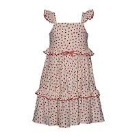 Bonnie Jean Girls Sleeveless Flutter A-Line Dress