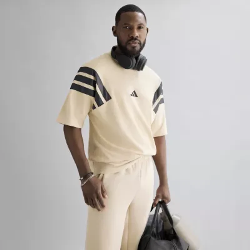 adidas Mens Crew Neck Short Sleeve Active T-Shirt