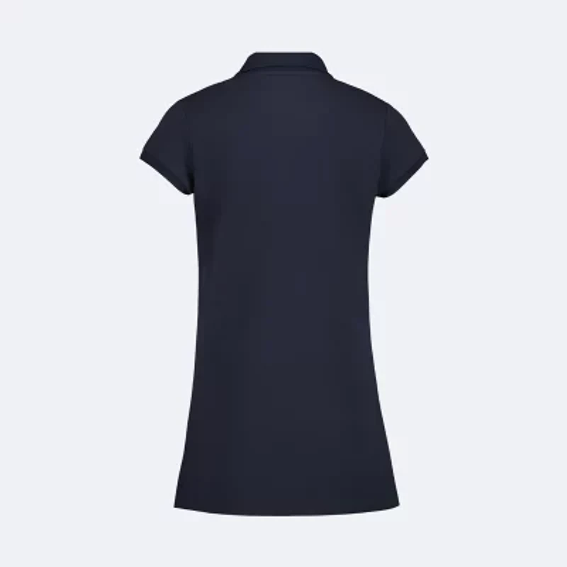 IZOD Womens Juniors Short Sleeve Shirt Dress