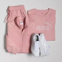 PUMA Womens Crew Neck Short Sleeve Active T-Shirt