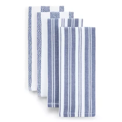 Cooks Stripe 4-pc. Kitchen Towel Set
