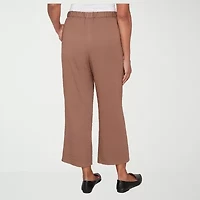 Alfred Dunner Spice Market Womens Straight Ankle Pant