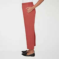 Alfred Dunner Spice Market Womens Straight Ankle Pant